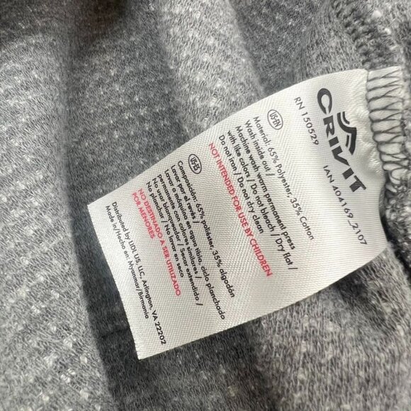 Crivit White and Grey Waffle Shorts Size XL 16/18 - Picture 8 of 12